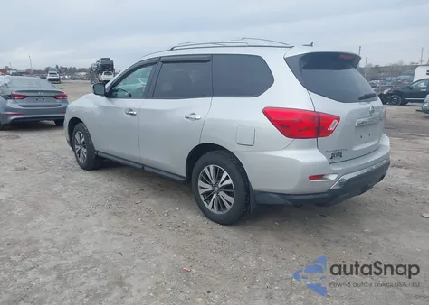 2017 Nissan Pathfinder S из США, поврежденный, VIN 5N1DR2MM3HC677422
